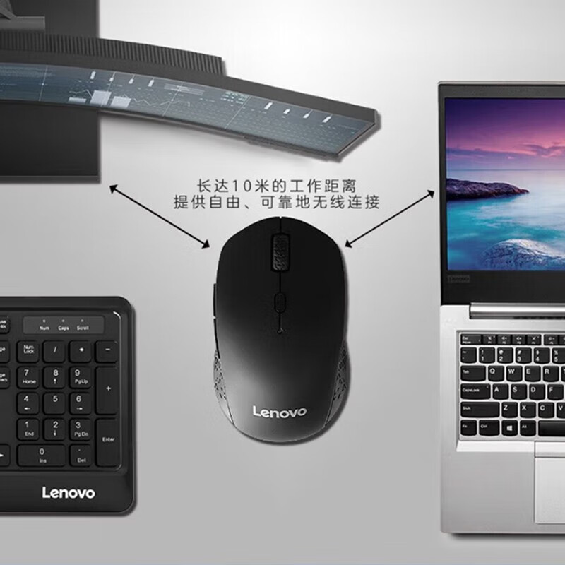 联想Thinkpad无线 蓝牙鼠标 双模鼠标 笔记本台式机通用鼠标 白色Howard无线+蓝牙双模鼠标