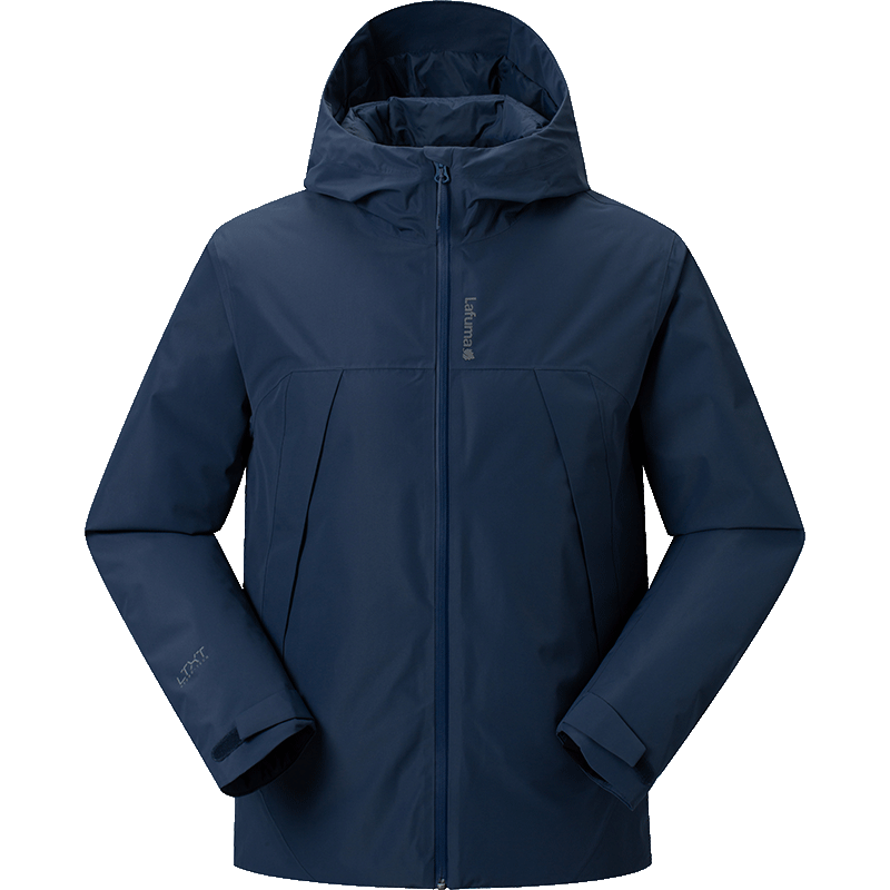 LAFUMA乐飞叶户外秋冬冲锋衣羽绒服男士 保暖连帽防风防水外套LMJU5DH60 暮蓝LN L (50)180/100A
