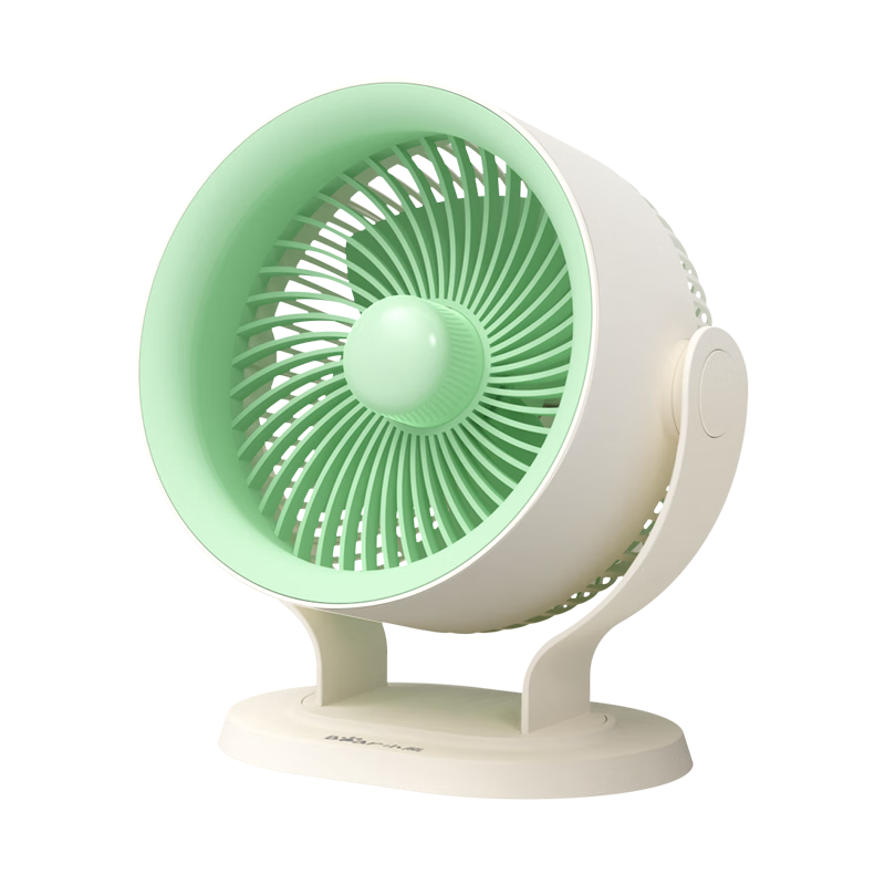 小熊（Bear）無線充電小風扇電風扇桌面小電扇廚房電風扇小型臺扇 辦公宿舍床頭車載用多功能壁掛式迷你臺夾扇 【DFS-F05M7】