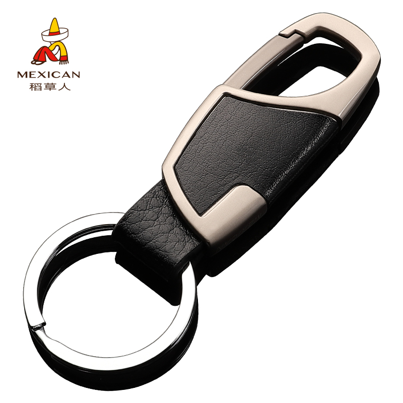 稻草人(mexican)钥匙扣汽车腰式挂件锁匙扣男女遥匙链情侣款生日礼物