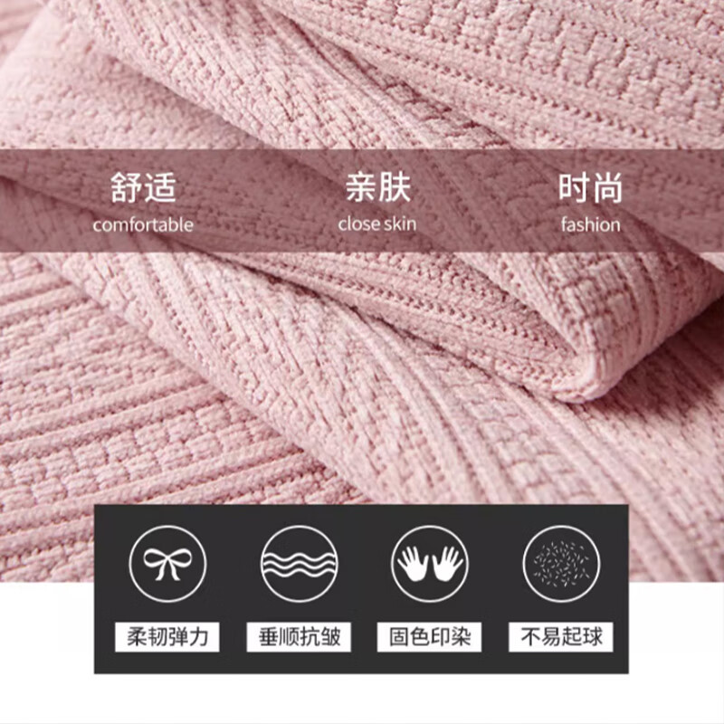 浪莎雪尼尔阔腿裤女秋冬新款2025年高腰宽松休闲裤小个子潮流百搭裤子 深灰色 【防风保暖加绒款】 L 【推荐111-120斤】