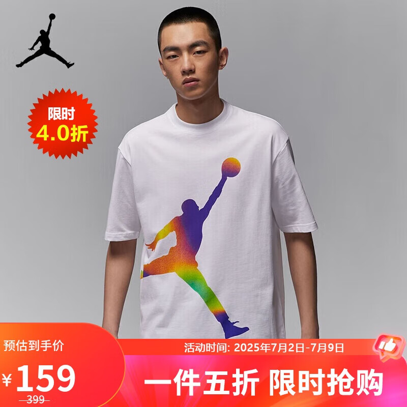 Jordan�ж���Բ��T�� ���� �˶����� ����ӡ��HF6593-100��L