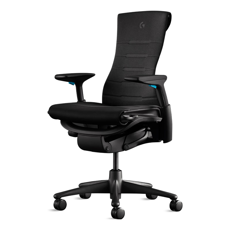 赫曼米勒（HERMAN MILLER）Embody羅技G聯(lián)名人體工學(xué)椅電腦椅電競椅 青藍色