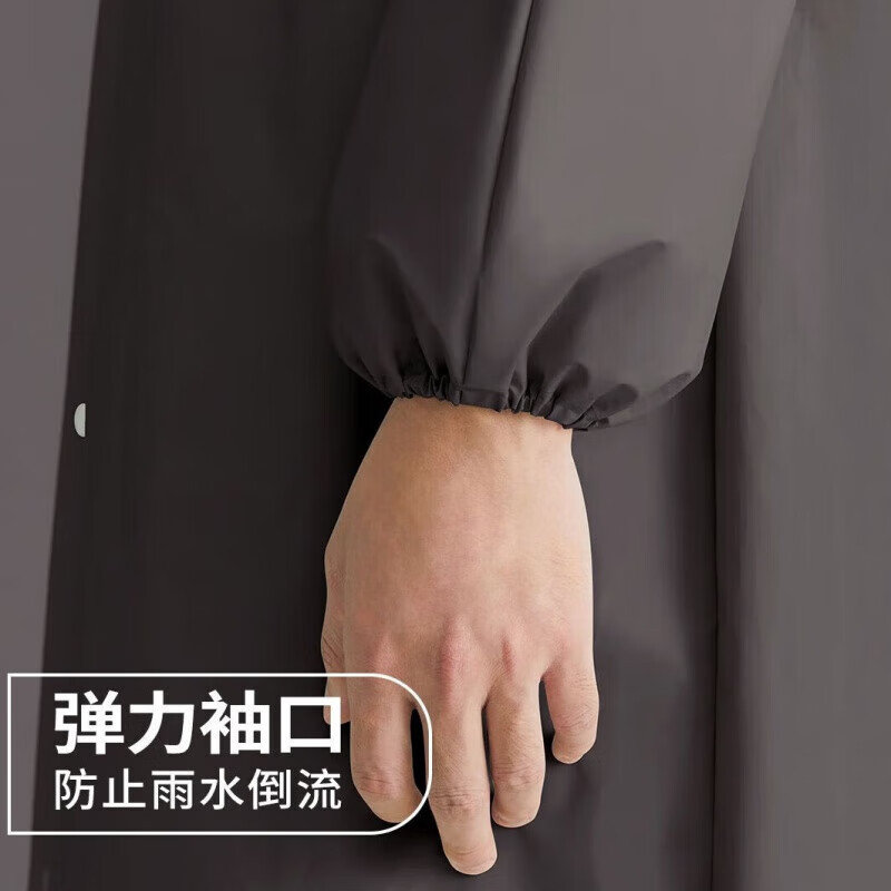 【厂家直发】非一次性雨衣长款透气暴雨男女款成人户外徒步旅游便 透明白-束口成人加厚款 均码