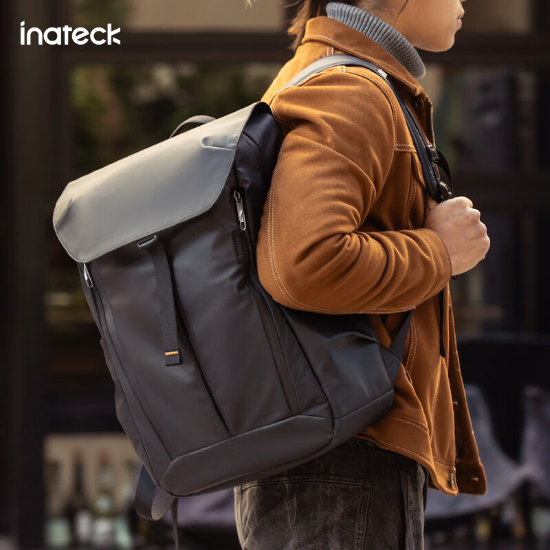inateck大容量双肩包16寸笔记本电脑包出差背包旅行运动书包男 标准款 黑色|标准款 京东折扣/优惠券