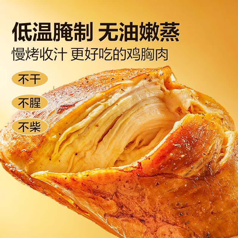 良品铺子鸡胸肉1000g高蛋白即食健身减脂代餐 25.9元 - 86线报