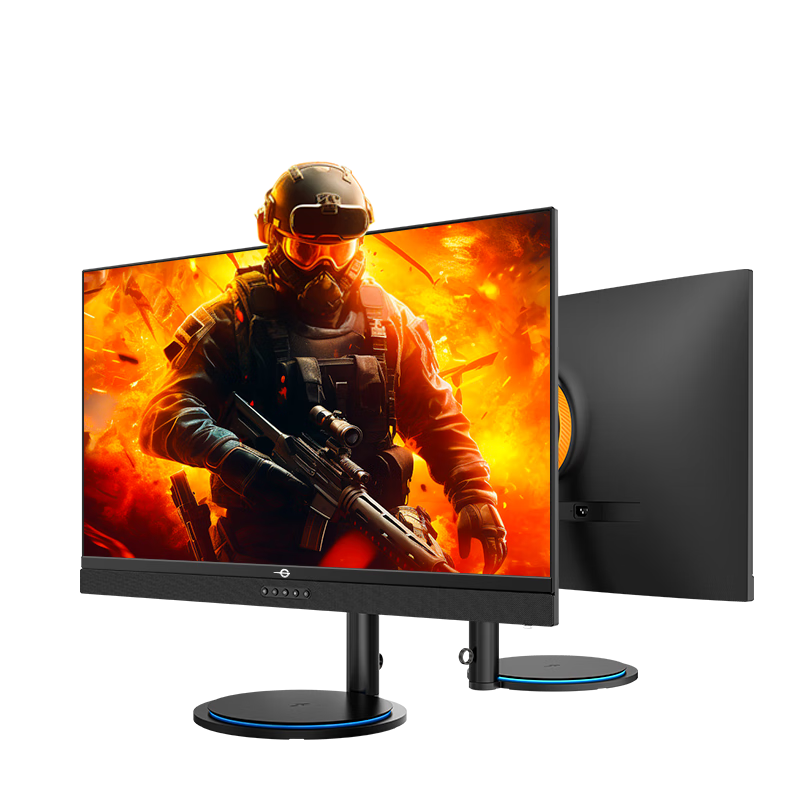 泰坦軍團(tuán)31.5英寸 4K 144Hz HDR400內(nèi)置音響麥克風(fēng) 無線充電 KVM PD65W快充 升降游戲電競(jìng)辦公顯示器M32E2V