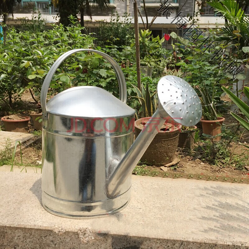 加厚白铁皮大号洒水壶不锈铁喷壶浇花喷壶 浇菜壶洒水桶塑料喷壶 sn