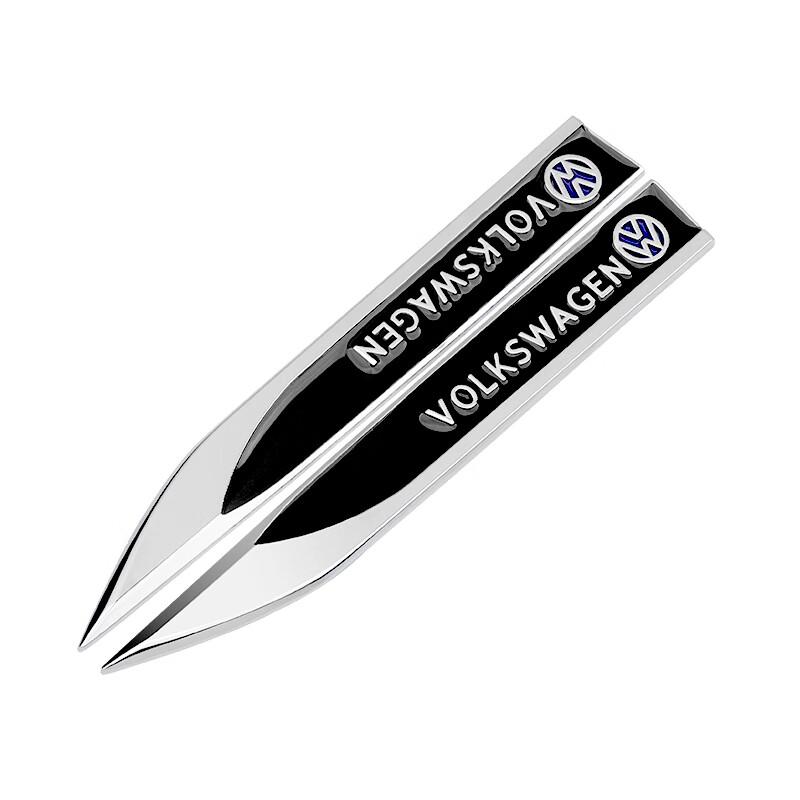 丽田适用15-21款新大众桑塔纳浩纳叶子板侧标刀锋车标贴片改装饰配件