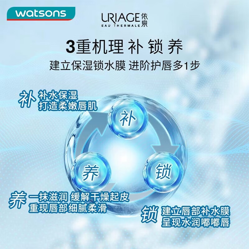 屈臣氏屈臣氏 依泉柔润特润护唇膏 滋润润唇膏保湿4克 柔润4g+特润4g