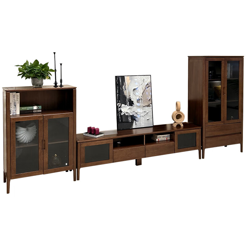 这10款电视柜登十大品牌榜高颜值收纳强,客厅C位担当-图片8