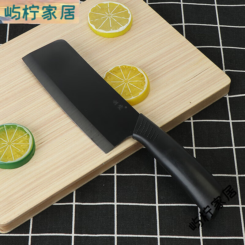 利瓷陶瓷菜刀镜面黑刀陶瓷菜刀 亮黑镜面工艺黑刃陶瓷刀菜刀 6寸斜口镜面黑刃菜刀 60°以上15.2cm115mm