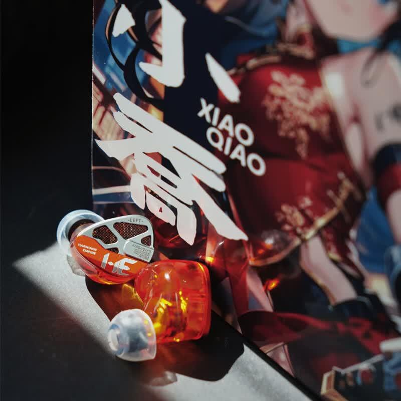 唐族小乔入耳式单动圈耳机 HIFI耳机 监听耳机 有线耳机 半开放腔体设计 紫色【4.4mm】
