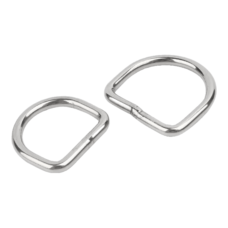 固萬基 快速接環(huán)304不銹鋼D型卸扣國標加長d形卸扣起重U型連接扣 緊固件大全 M3x15x12[5個]