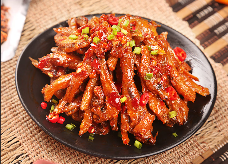 李霸天绝味鱼鱼香辣小鱼仔盒装渔嚼味鱼 香辣味60包