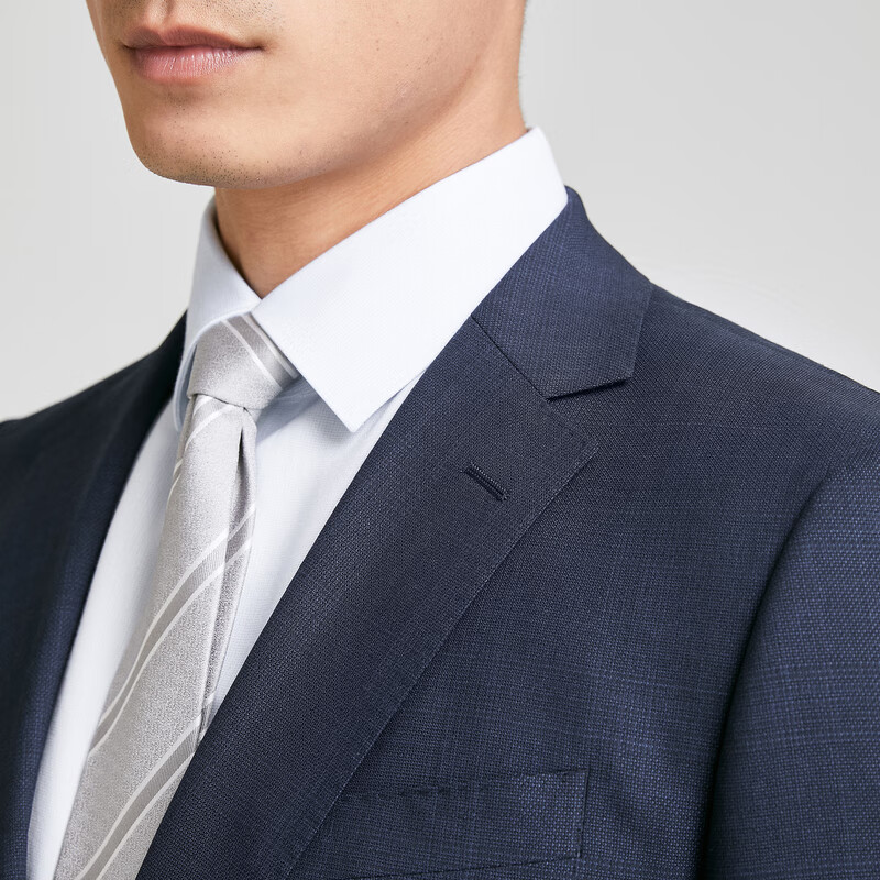 雅戈尔【商场同款】100%羊毛西服男士春夏套西YOTX222704FIA上衣 藏青 L 175/96A