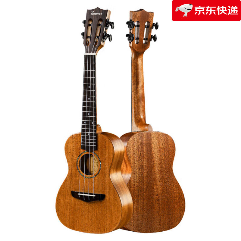 特倫斯（Terence）【新品】單板尤克里里23寸初學者烏克麗麗女生款成人進階兒童入門 原木色_單板桃花心 23英寸