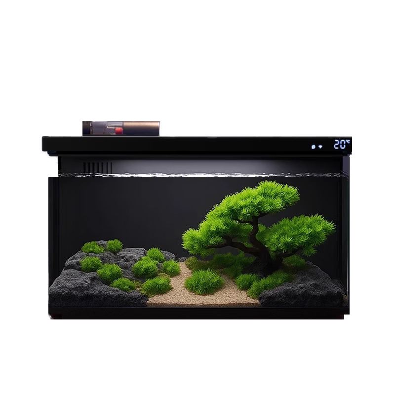 瘋狂水草天然貝殼海螺適配小米魚(yú)缸造景水族箱全套布景海星裝飾生態(tài)擺件 溪流缸造景套餐（適合40-50cm魚(yú)缸）