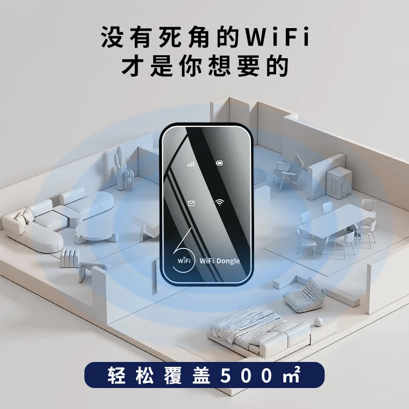 华为智选2025款移动随身5G无线网络wlan 干兆穿墙王无线路由器 5G全网通【AI增强版】提速4999%