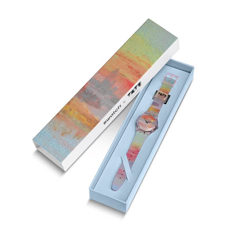 斯沃琪(Swatch)瑞士手表 猩红的夕阳 变色生日礼物男女时尚石英手表 【精美礼袋】猩红的夕阳 SO28Z700