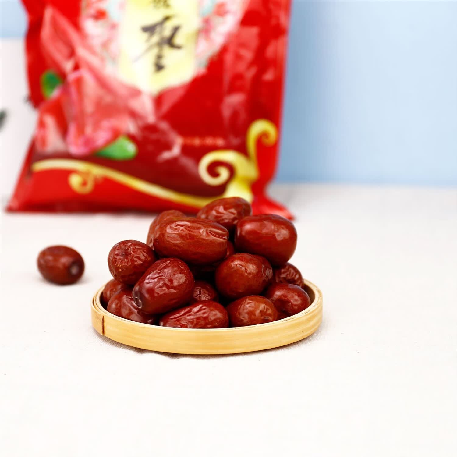 新疆和田大枣大量500g袋装煲汤煮粥骏枣特产大红枣厂家 500克