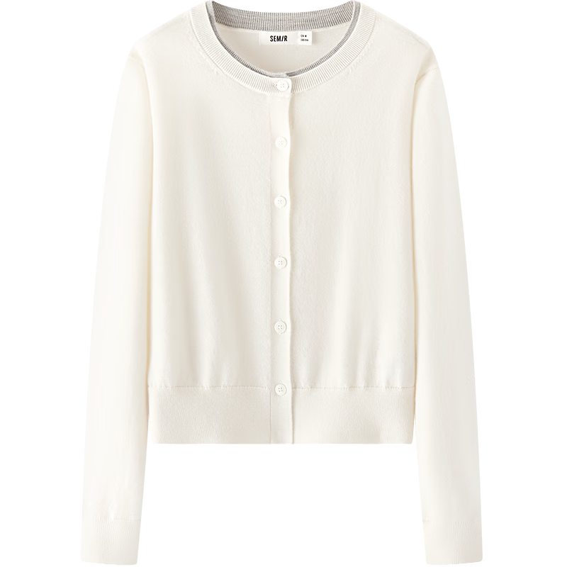 ɭ��[�̳�ͬ��]��֯����Ů�̿�ײɫԲ������2025�＾�¿���ë���� ��ɫ��00311 XL 119Ԫ