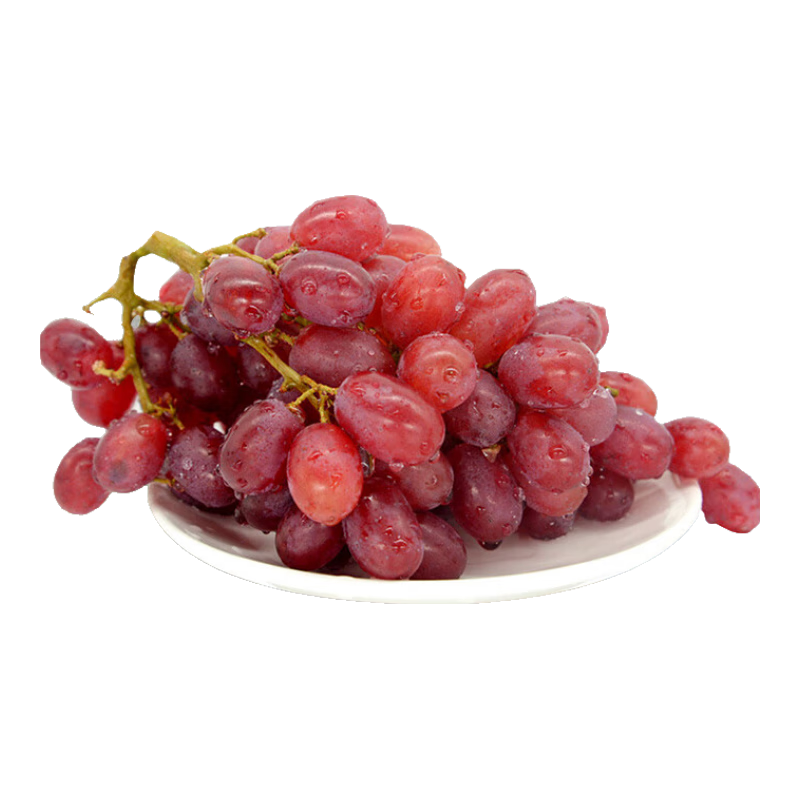 京鲜生 国产克伦森无籽红提 净重2斤装 葡萄/提子生鲜水果 源头直发包邮