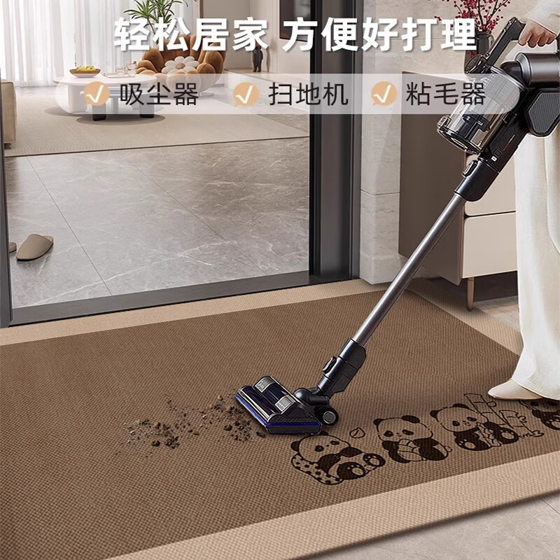 季象入户门地垫卡通进户门防滑垫可裁剪大门口脚垫子家用免洗玄关门垫 QR-Y巴拉卡卡A 60x90cm