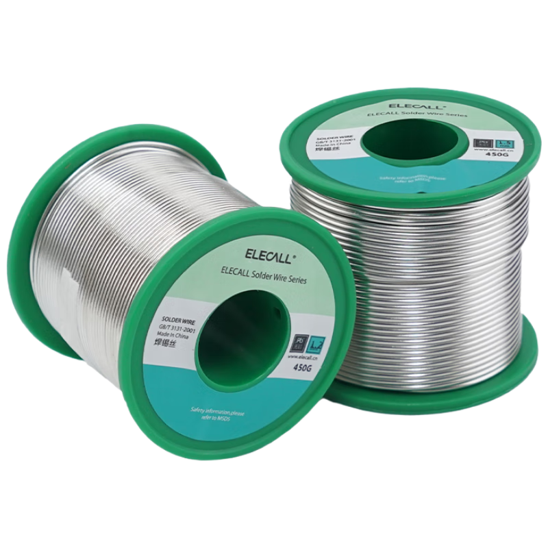 伊萊科（ELECALL）焊錫絲99.3% 0.8mm450g松香芯錫線電烙鐵維修焊接助焊劑工業(yè)/家用