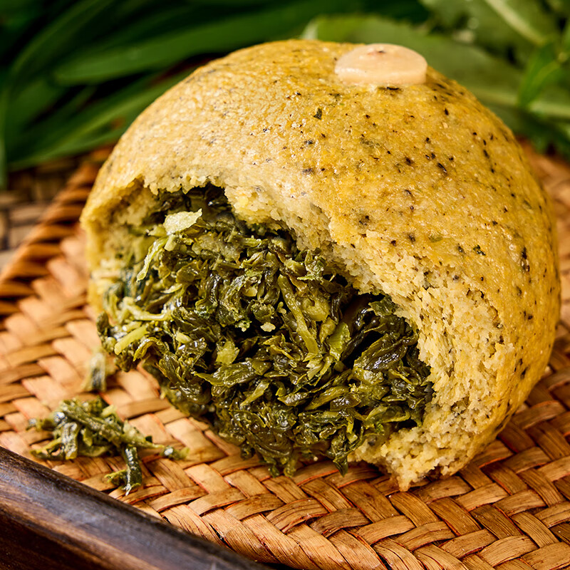 颂尚福膳食手工蒲公英荠菜山苜楂野菜团子粗粮杂粮营养代早餐控糖速食包 12个装-混合装(各4个)