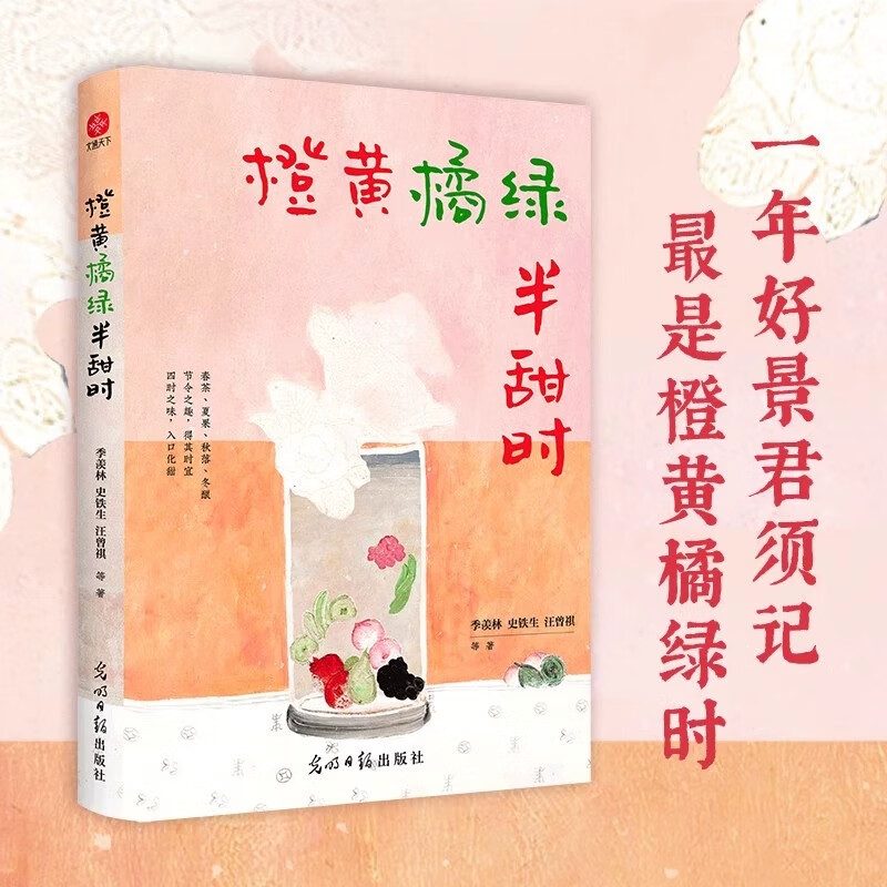 橙黄橘绿半甜时季羡林史铁生汪曾祺等文学大家著 四时节令主题散文精品集了解传统文化生活美学名家与四时节令 文学散文随笔作品集 橙黄橘绿半甜时