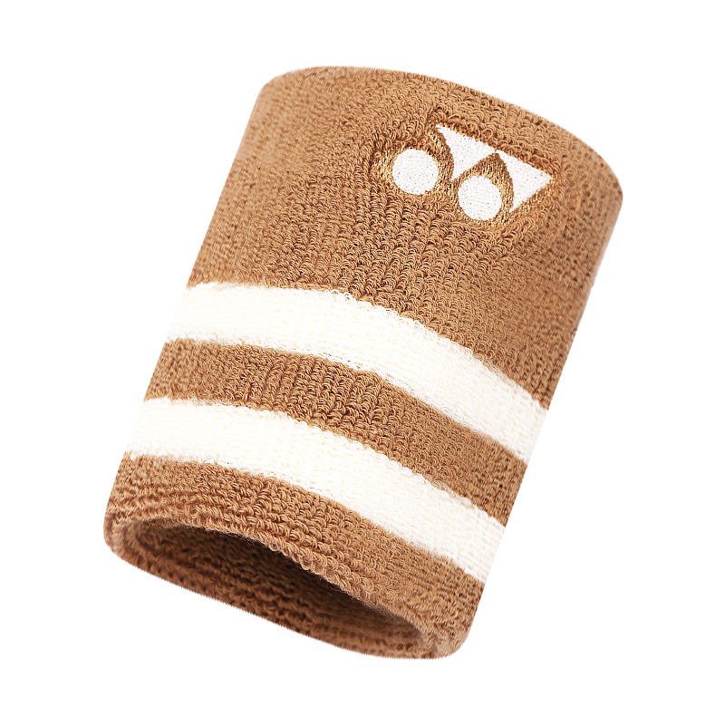 尤尼克斯尤尼克斯運動護腕專業(yè)防護健身吸汗腕帶AC006045CR棕色2只裝