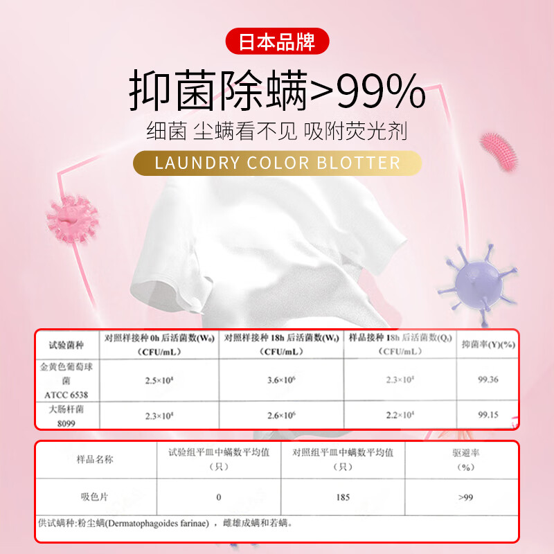 和匠吸色片洗衣防串染色母片留香家庭装去污洗衣纸 洗衣吸色片 100片 1袋 1盒