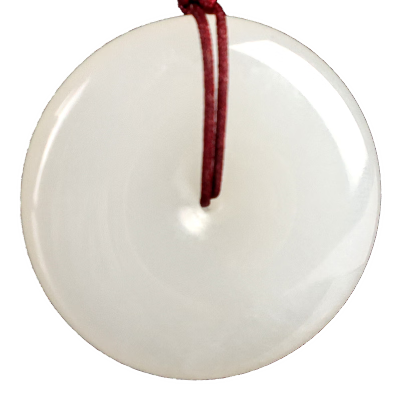 玉緣和田玉白玉平安扣吊墜油潤細膩白度好送家人生日禮物揚州玉器廠(chǎng)