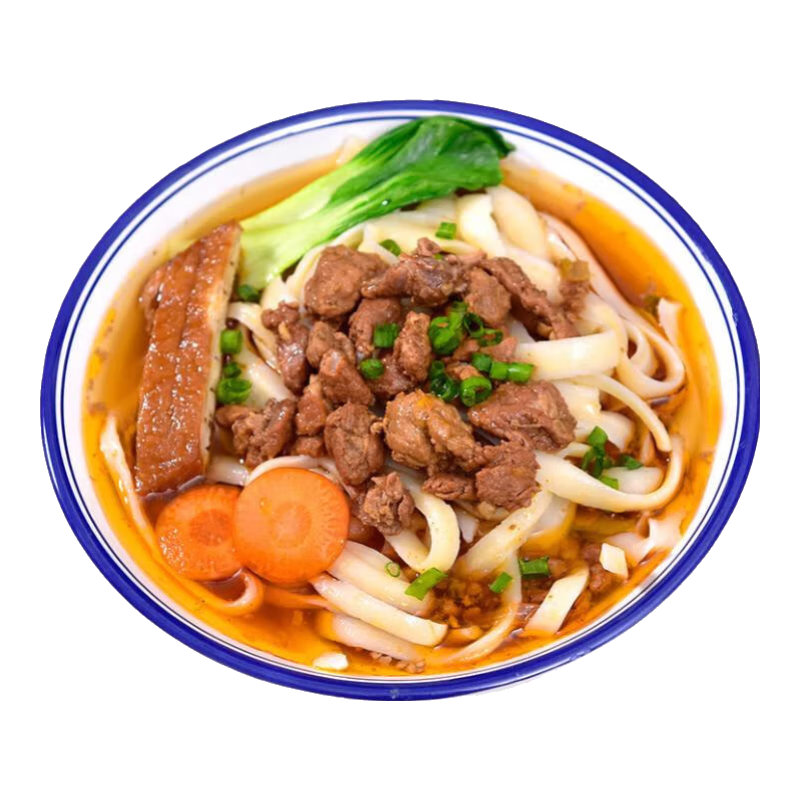幸福大同大同刀削面陕西臊子面正宗半干鲜面挂面主食油泼面 10包/箱【310g+10ML/包】