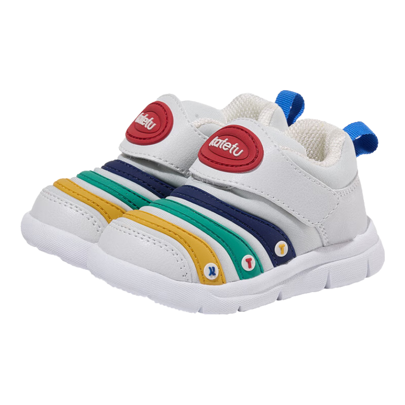 卡特兔宝宝学步鞋婴幼儿童鞋男童秋运动鞋1-5岁女童毛毛虫机能鞋X3CF008