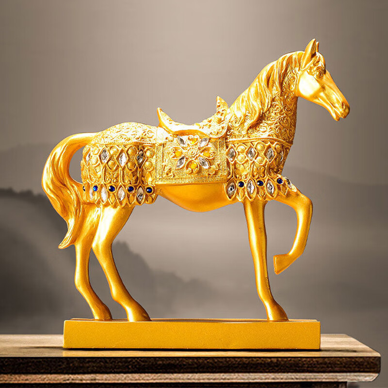 insaho马到成功摆件乔迁之喜搬家礼物办公室装饰电视柜工艺品开业礼品