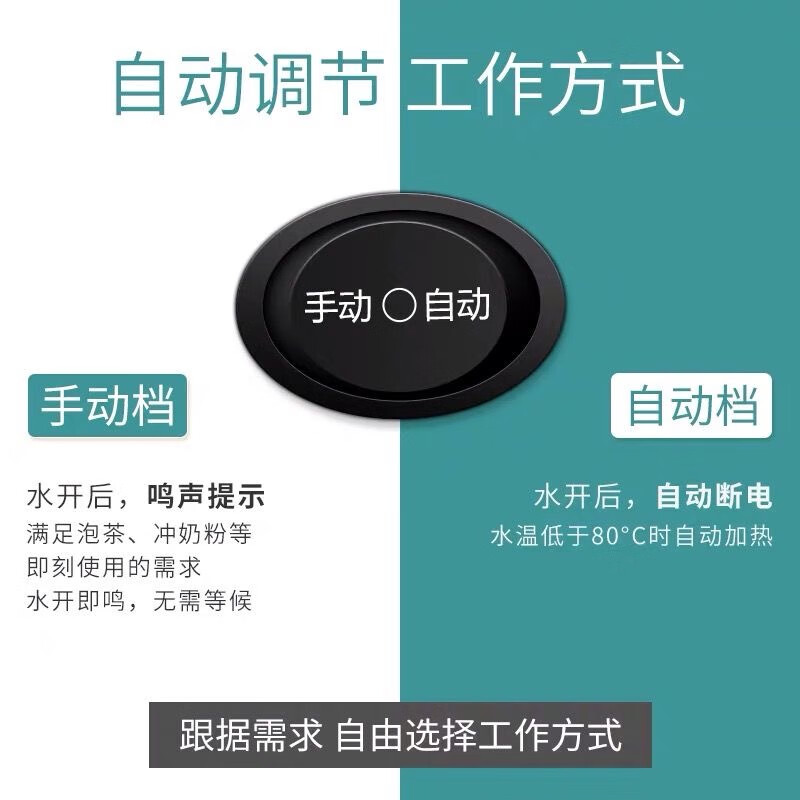柯蒂仕电热水壶自动断电保温大容量电水壶家用烧水壶加厚不锈钢鸣笛烧水壶热水壶电茶壶 5L 加厚款【自动断电保温】 标配电源线【国标三芯铜】