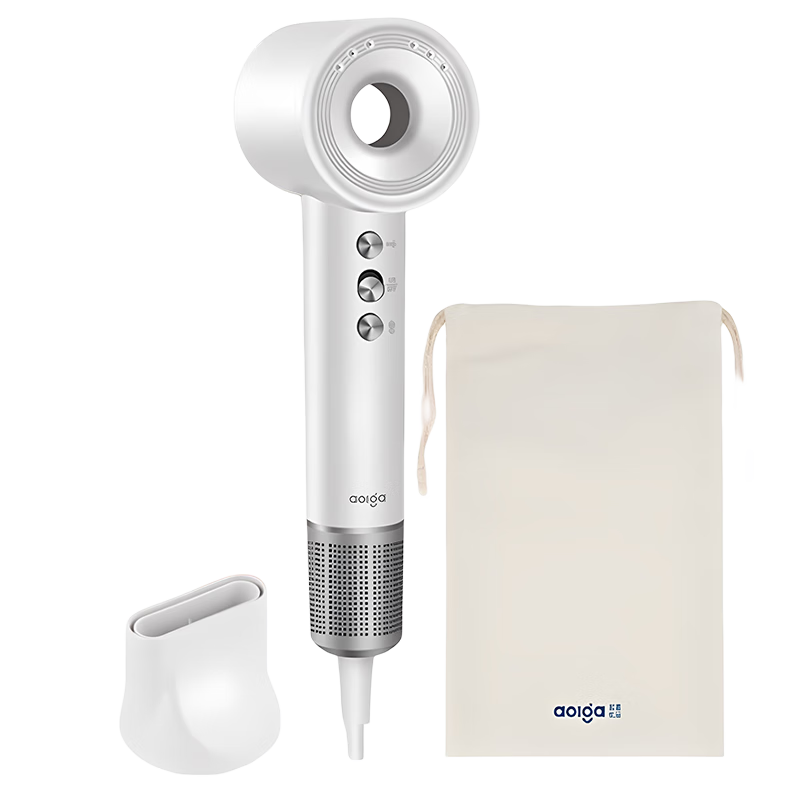 欧嘉优品Aolga欧嘉家用酒店用轻便速干吹风机大功率恒温护发电吹风学生校园宿舍吹风机 DF27 白色+收纳袋