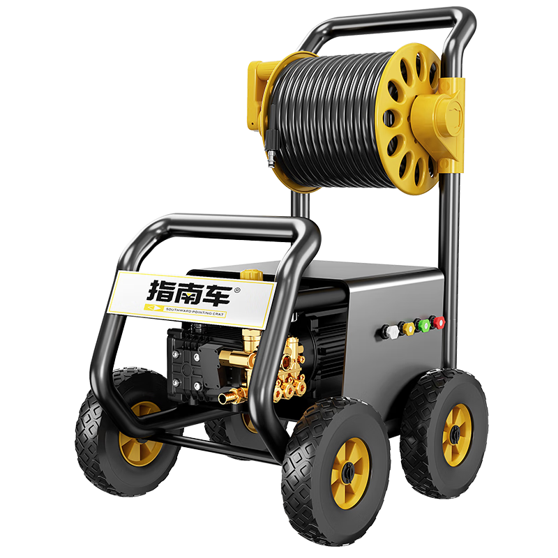 指南車(zhinanche)洗車機(jī)商用高壓清洗機(jī)220v洗地機(jī)大功率洗車泵水噴槍神牛3.5B
