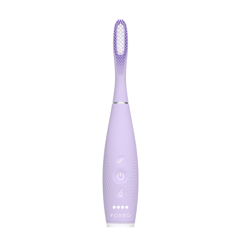 斐珞尔（FOREO）ISSA4 plus 智能全面清洁牙齿复合硅胶声波电动牙刷 薰衣草紫