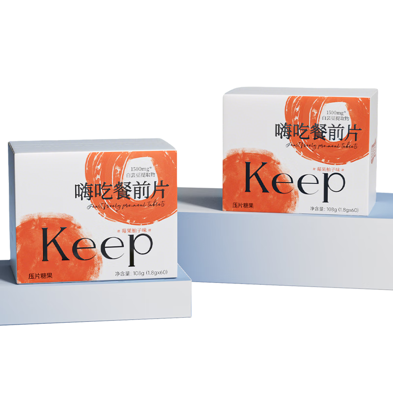 Keep��ܿ����ǰ�ؿ�Ƭ ��ʳ��ά���ع�����̼����60��*2�� 179.1Ԫ(������)