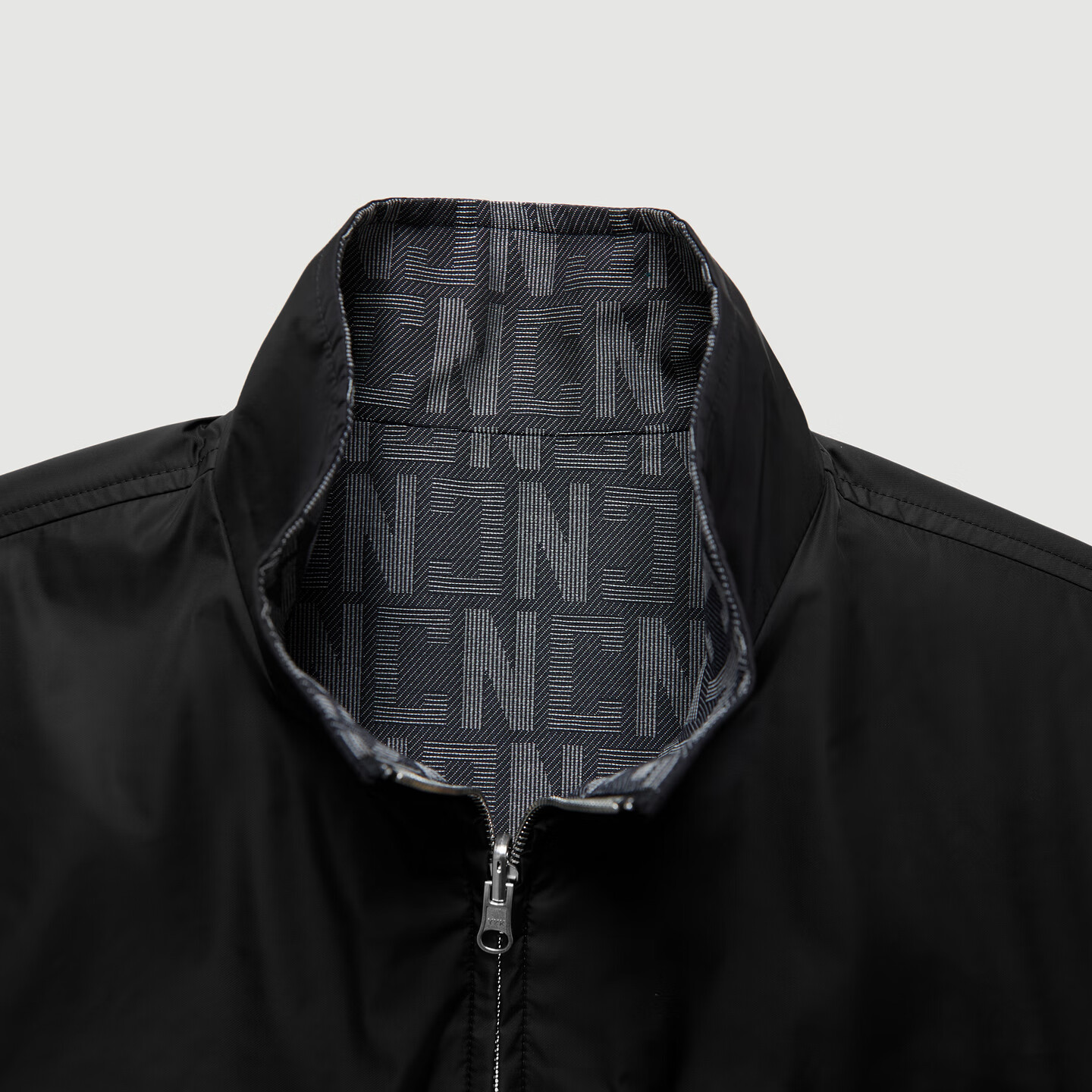 C'N'CCNC【奢侈品衣服】双面穿夹克25秋新款男装立领外套防风上衣 黑色 46 /(165/84A)