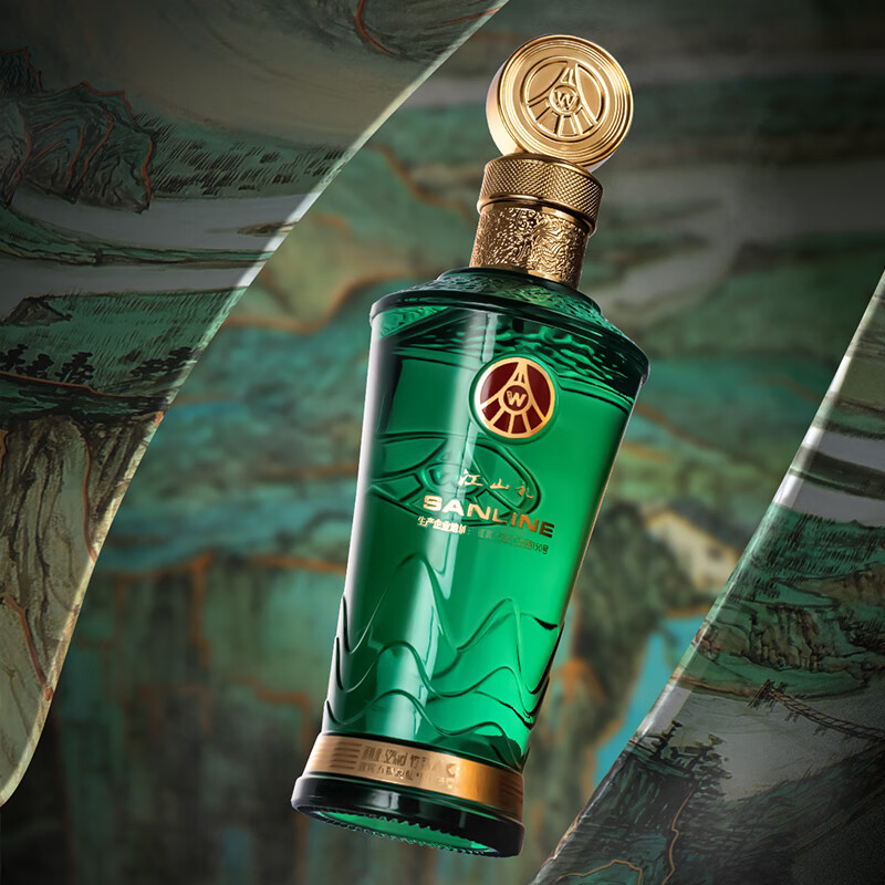 五粮液仙林生态出品 江山礼 长江文化纪念酒 双酒体礼盒 送礼佳品 52%vol 450mL 2瓶 +100ml