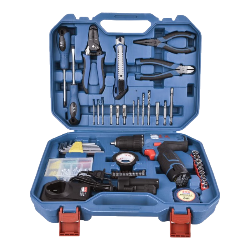 东成 锂电钻电动螺丝刀充电式手电钻多功能手枪钻家用套装电动工具 MJZ1201TS套装双电