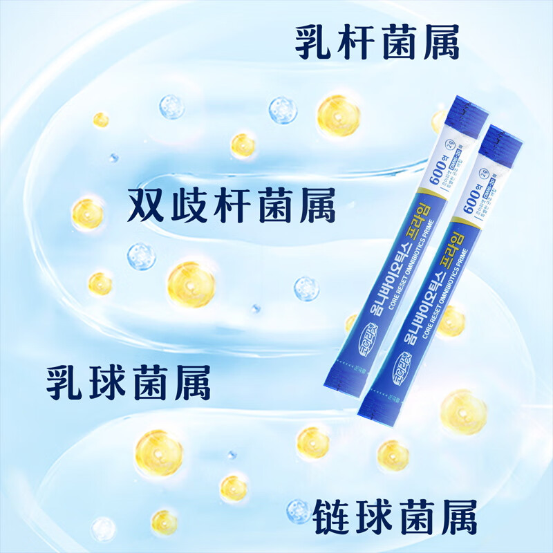 CORE RESET中粮进口活菌型益生菌粉1固体饮料2g*30 便携袋装600亿活菌 【尝鲜装】益生菌2g*30