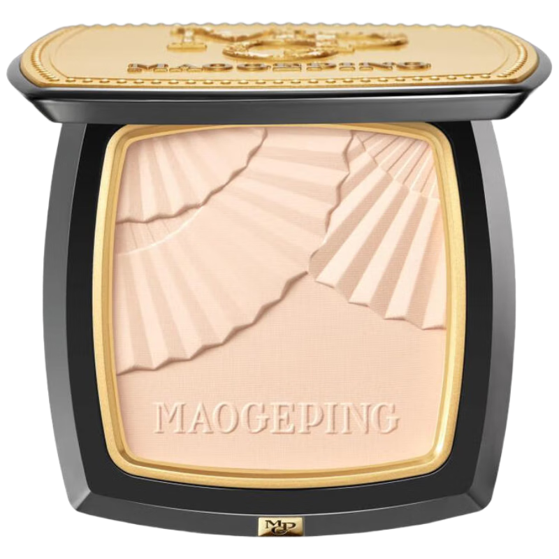 毛戈平（MAOGEPING）光感柔纱凝颜小金扇粉饼801白皙肤色11.5g定妆补妆【临期清仓】