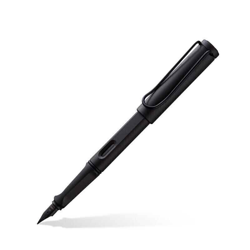 凌美(LAMY)钢笔 safari狩猎系列 磨砂黑 单只装 德国进口 EF0.5mm送礼礼物