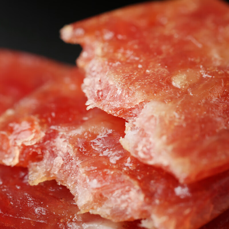 麦臻选【麦德龙超市】黑猪火烤肉片400g独立袋包装猪肉脯零食原味肉干