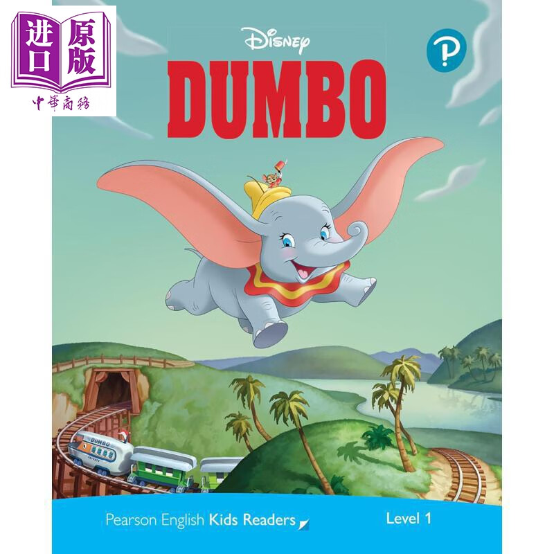 英文原版进口 级别1 迪士尼儿童读物 小飞象 含音频 Level 1 Disney Kids Readers Dumbo Pack Pearson English